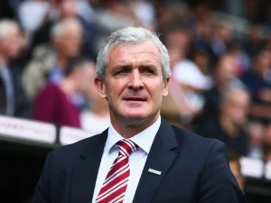 Mark Hughes Professional Football Manager Portrait In Premier League Environment