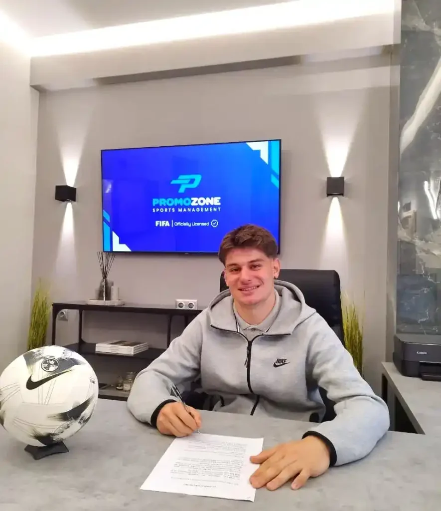 Player Representation Contract Signing At PROMOZONE Sports With FIFA Licensed Football Agent